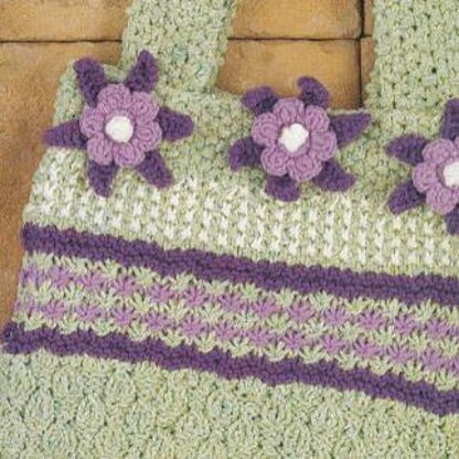 Flower and Texture Bag