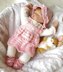 Abigail baby doll clothes knitting pattern 19080