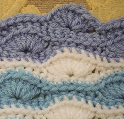 Scrappy Shells Blanket