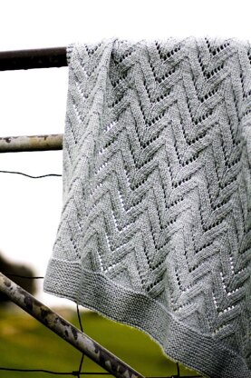 Twisty Lace Blanket