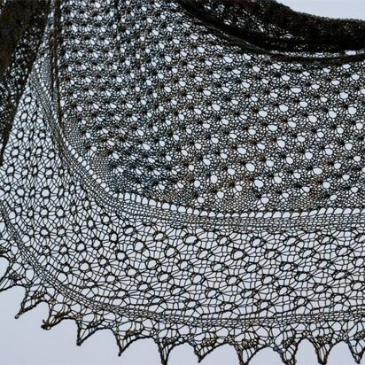 Libelula shawl - knitting pattern
