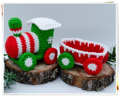 Crochet Christmas Train