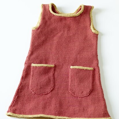 Knit Sundress in Lion Brand Cotton-Ease - 70238AD