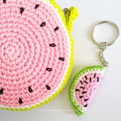 Fruit Slice Keychains