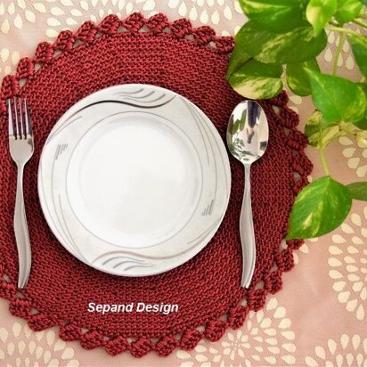 Red Circle Placemat