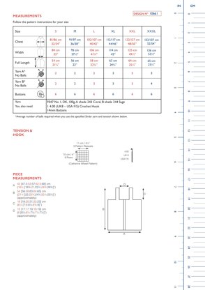 Star Burst Button Cami in Sirdar No.1 - 10661 - Downloadable PDF