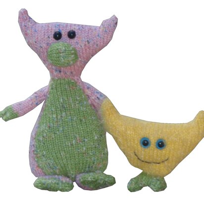 Fred and Murgatroy - knitting pattern