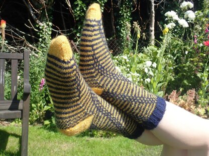 Corkscrew Feet Socks