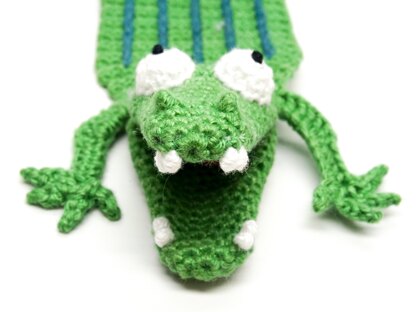 Crocodile Bookmark Crochet Pattern