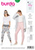 Burda Style Misses' Jogging Pull on Pant B6317 - Paper Pattern, Size 8-20
