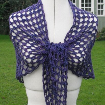 Wild diamonds shawl