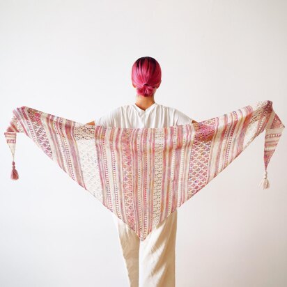 Oak Forest Shawl - knitting pattern