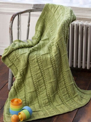 Babes in the Woods Baby Blanket in Caron Simply Soft Collection - Downloadable PDF