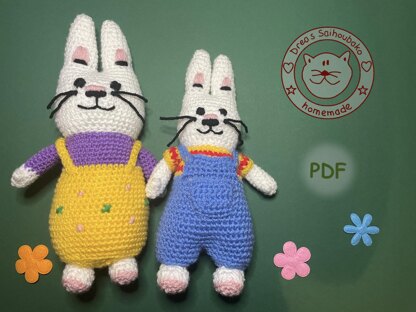 Max and Ruby amigurumi