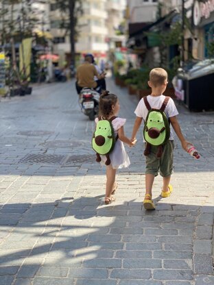 Backpack Avocado for kids