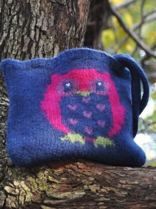 Owl Always Love You Felted Purse