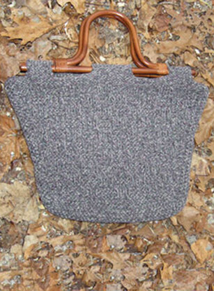 Recycled Cotton Bag in Knit One Crochet Too 2nd Time Cotton - 1324