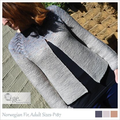 OGE Knitwear Designs P187 Norwegian Fir for Adults PDF