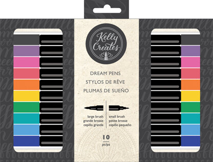 American Crafts Kelly Creates Dream Pens 10/Pkg - Rainbow