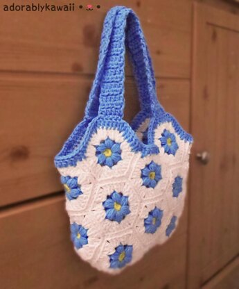 Tobago Bag, an easy crochet summer bag pattern made from hexagons - TL Yarn  Crafts