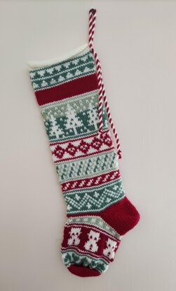 Personalised Nordic Fairisle Christmas Stockings