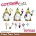CottageCutz Dies - Flower Power Tomte 1.9"X2.9"