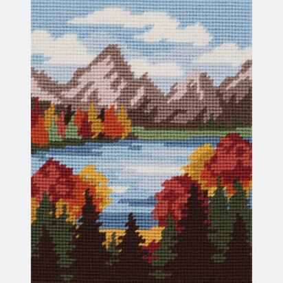 Anchor Autumn Mountains Tapestry Kit - 14 x 18 cm