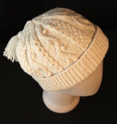 Tasseled Aran Hat