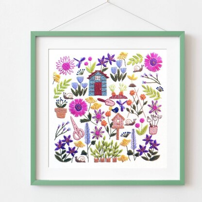 Stitchdoodles How does your Garden Grow Hand Embroidery Pattern