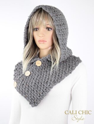 Amelia Crochet Hooded Cowl #809