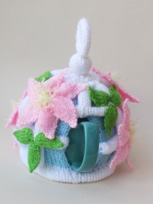 Floral Clematis Birdcage Tea Cosy