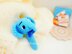 Elephant Rattle, sensory toy baby