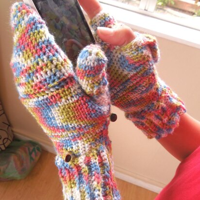 Fingerless Texting Gloves