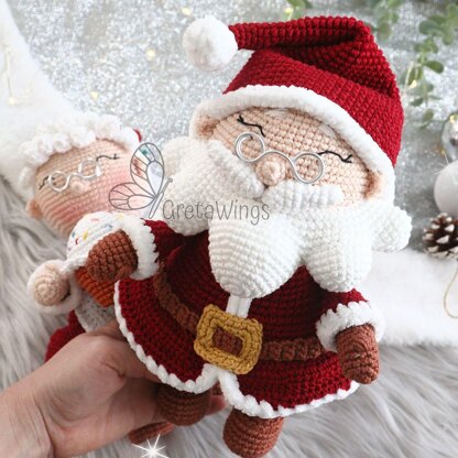 Santa Claus and Mrs. Claus