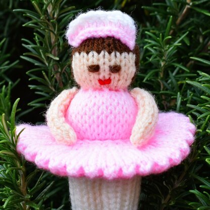 Charlotte the Ballerina Doll Knitting Pattern - Toy Knitting Pattern.