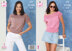 Tops knitted in King Cole Jamboree DK - P6354