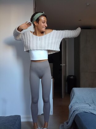 Cozy cropped sweater