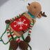 Christmas reindeer hot water bottle cover