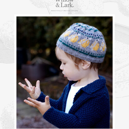 "Little Lark Hat" - Hat Knitting Pattern in Willow & Lark Nest