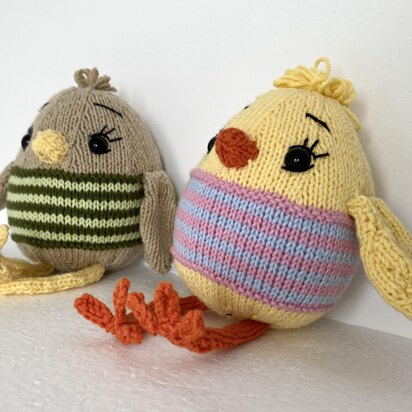 Rattle little Bird, knitted Bird, Bird Pattern