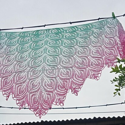 Eleana Shawl - knitting pattern