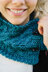 Acacia Cowl in SweetGeorgia Superwash Six and Silk Fog - Downloadable PDF