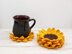 Sunflower coasters