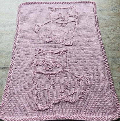 2021 Sitting Cat guest towel