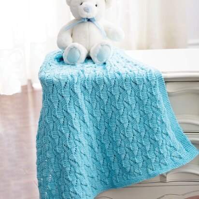 Staggered Squares Blanket in Bernat Baby Sport