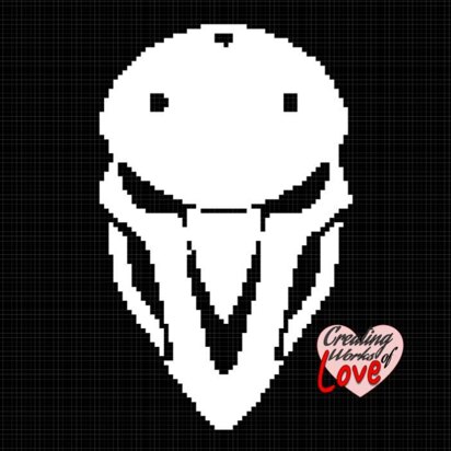 Reaper Mask Overwatch Stitch Graph