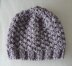 Adley - Chunky double moss stitch family beanie