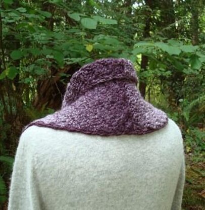 Shell Stitch Pocket Scarf - PA-328