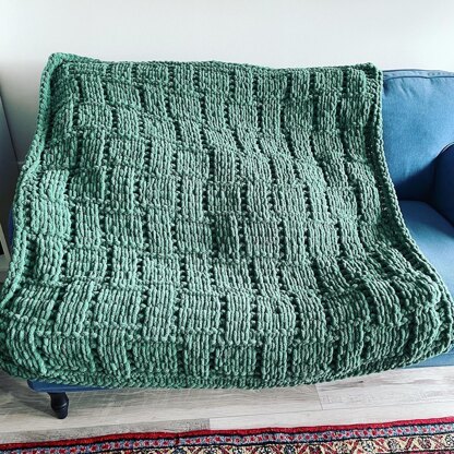 Bamboo Geometric Blanket