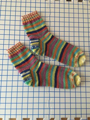 Socks on circular needles- not!